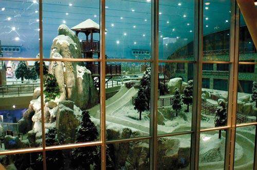 世界上最大的室內(nèi)滑雪場